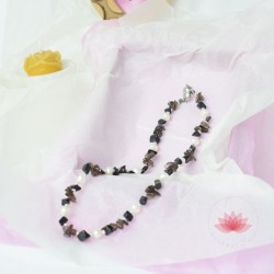 Cuarzo ahumado collar PEP01