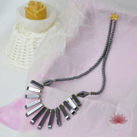 Hématite collier HEMA12