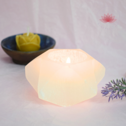 Portavelas Selenita estrella 2