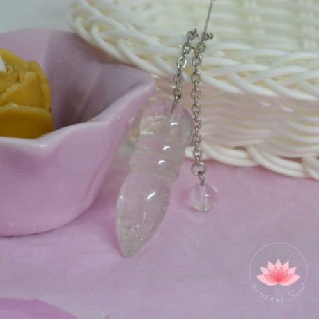 Cristal de roca péndulo egipcio