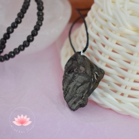 Pendentif shungite cristal silver 5