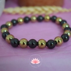 Pulsera Shungit y Calcopirita