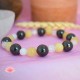 Bracelet Shungite, Cristal de roche et Calcite Jaune