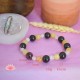Bracelet Shungite, Cristal de roche et Calcite Jaune