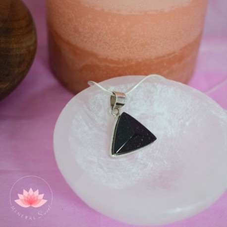 Colgante Shungite cristal "tetraedro"