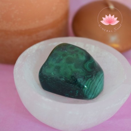 Malachite pierre roulée 6