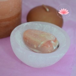 Ópalo rosa piedra rodada 7