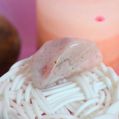 Ópalo rosa piedra rodada 1