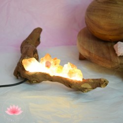 Lampe Bois et Citrine 1