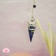 Pendule Lapis lazuli serti argent