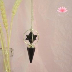 Péndulo Shungit Merkaba Punta