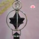 Pendule Shungite pointe biterminée et Merkabah