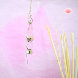Pendule Cristal de roche pointes 4