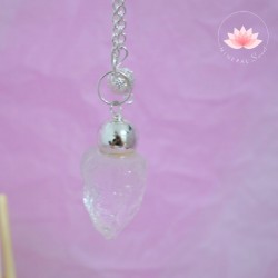 Péndulo Cristal de roca bruto
