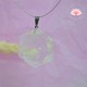Cristal de roche pendentif hexagramme 2