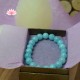 Amazonita pulsera perla redonda 10mm