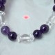 Bracelet Amèthyste et Cristal de Roche