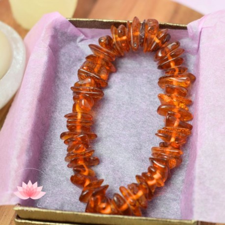 Bracelet Ambre perles baroques