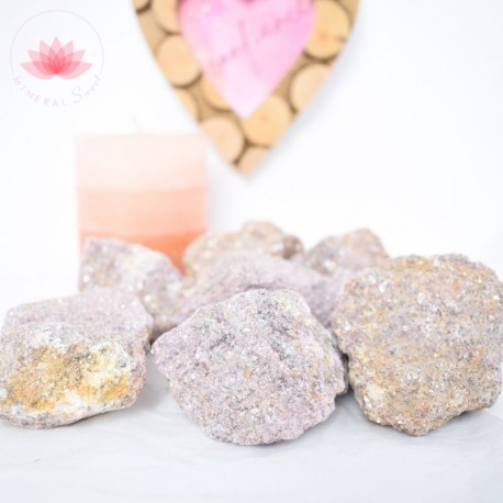 Lépidolite brute au choix